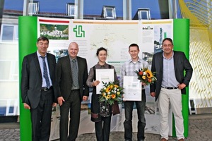 MBA Eckhardt ­Thomas, Dipl.-Ing. Heiko Theuerkauf, Dipl.-Ing. Doreen Erfurt (standing in for M.Sc. Susann ­Dietsch), M.Sc. Johannes Mahner, Prof. Dr.-Ing. Horst-Michael ­Ludwig (from the left)