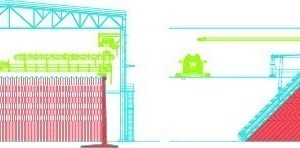 3 Operating mode of a Bel C type stacking and reclaiming system