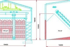 8 With the same shed height a larger volume can be realized