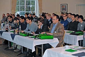 The audience at the Hotel “Feldschlösschen” in Geseke