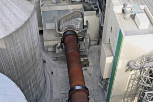 5 View towards the kiln outlet