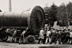 2 In 1925 the biggest cement mill in the world during this time left the company’s premises – a challenge for the workers and exciting event for onlookers