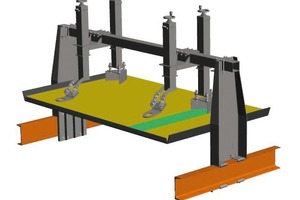2 The two sensors are mounted in the individually developed over belt construction from ACO