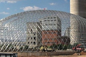 A 68 m storage dome under construction in Kayseri/Turkey