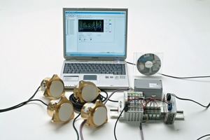 3 The Profibus DP inter-face allows the communication between the evaluation unit and the process control system