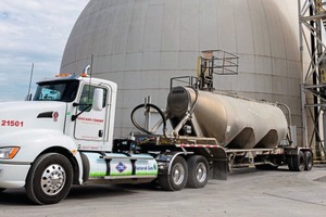 Cement hauler in the Midwest USA