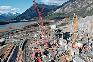 The Lafarge Exshaw cement plant modernization in progress