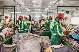 Geocycle’s sorting line in Belgrade