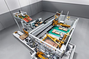 2 The Beumer paletpac creates exact, stable, space-saving bag stacks