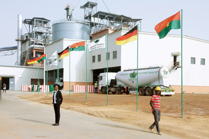 Cement grinding plant in Burkina Faso