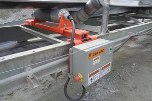 1 The Roll Gen System uses the movement of the belt to produce localized power