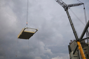 Installation of the platforms