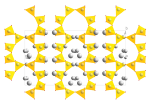 2 Tobermorite structure according to Merlino [16]