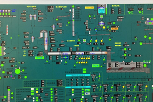 8 Actual operation of the kiln clinkering system for 1# cement clinker production line