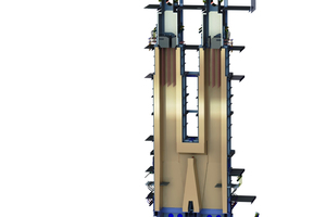 3 Cross-section through a Maerz hybrid kiln