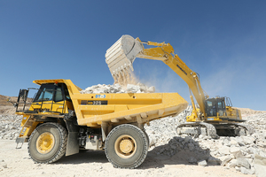 Gypsum mine in the Sultanate of Oman