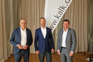 The new Board (f.l.t.r.): Dr. Burkhard Naffin, Thomas Perterer, Dr. Kai Schaefer