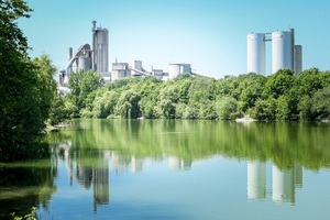 The Holcim cement plant in Beckum/Germany