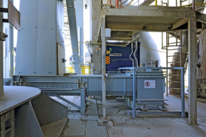 3 The double discharge screw conveyor of the BG OptiLock construction series: The airlock principle protects the material against the infiltrated air entering from outside