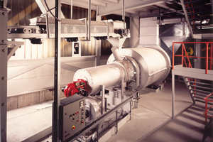 A TRT triplex dryer in a production plant