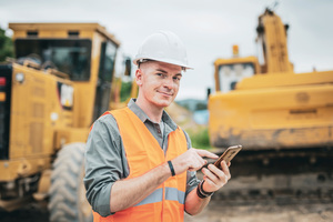 1 Ordering concrete or gravel digitally is very easy at Rohrdorfer via app