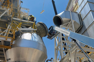Erection of a new gypsum calcining mill in the southwestern US