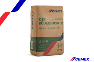1 With Vertua Supreme CEM II/C-M (S-LL) 42.5 N “CZ”, CO2 emissions during production are reduced by more than 55% compared to a conventional CEM I Portland cement