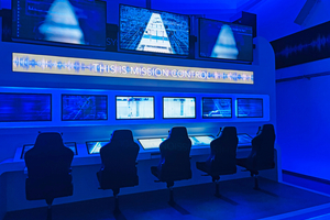 3 Under the motto “Mission Control,” visitors are introduced to the history and present of the machine factory