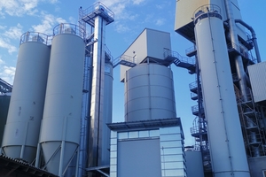 2 The Knoblinger plant at Köhler Kalk: silos, grinding and dosing systems enable 100% lime production with biogenic fuel